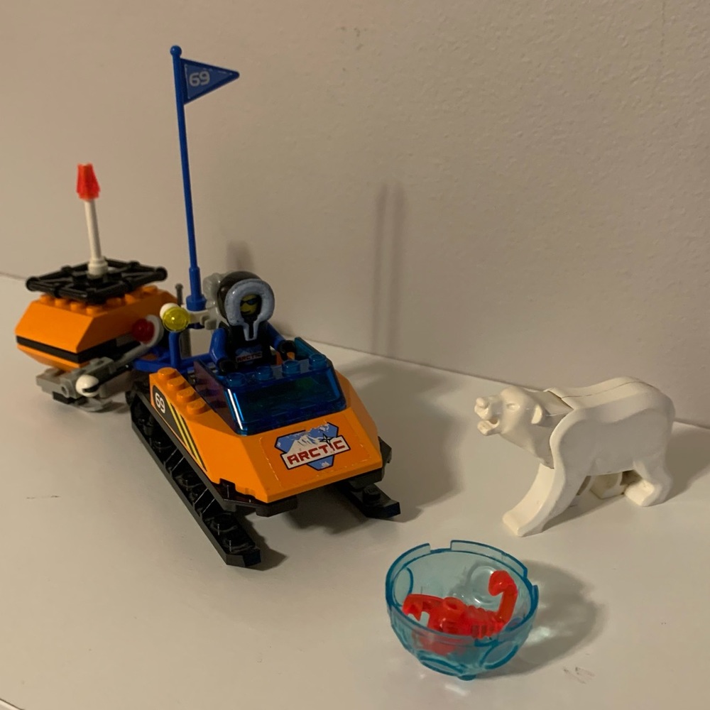 Lego set Arctic expedition snowmobile 6586 skis polar bear - Picture 2 of 5